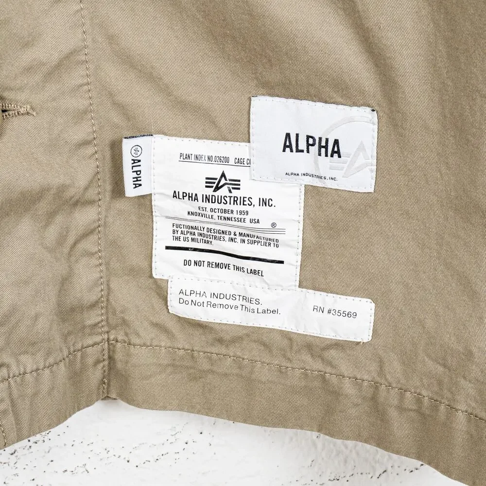 Alpha Industries Men's Utility Field Jacket Type 01 M-65 Style size Large